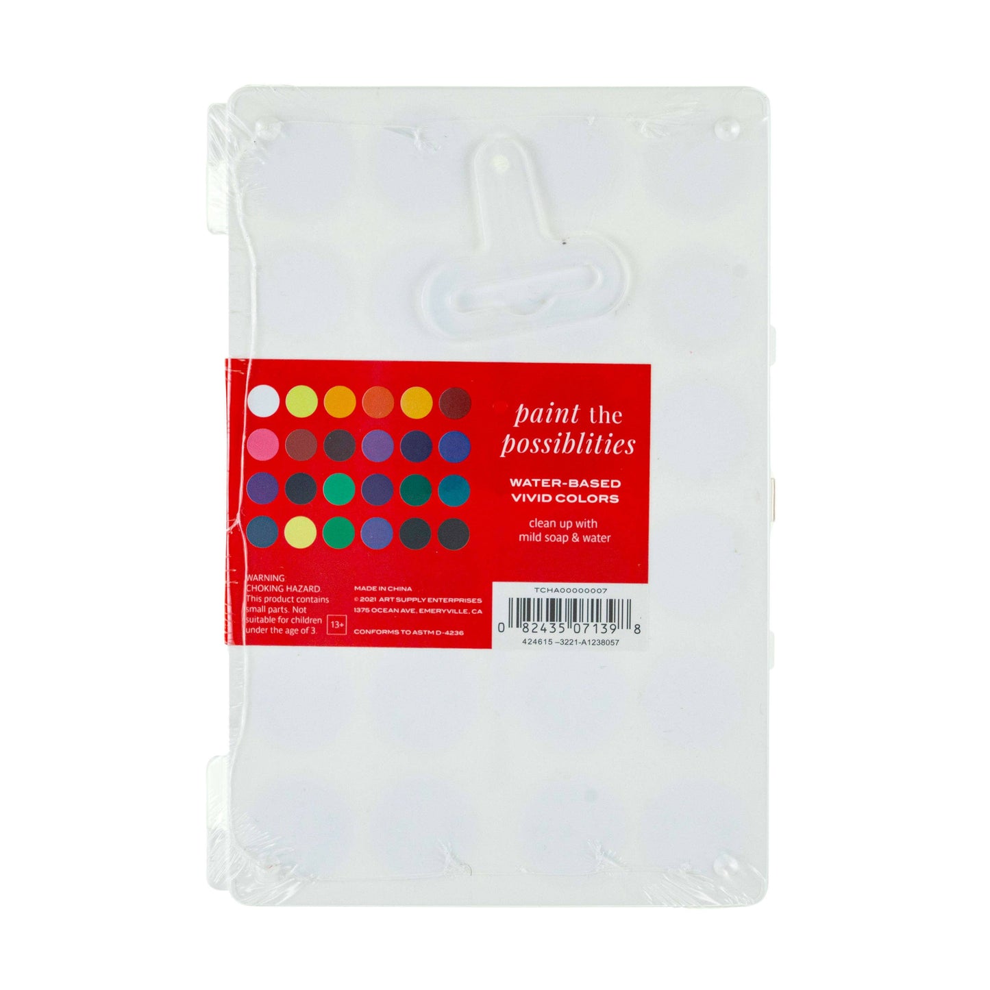 Hello, Artist! 24 Piece Watercolor Cake With Brush Set