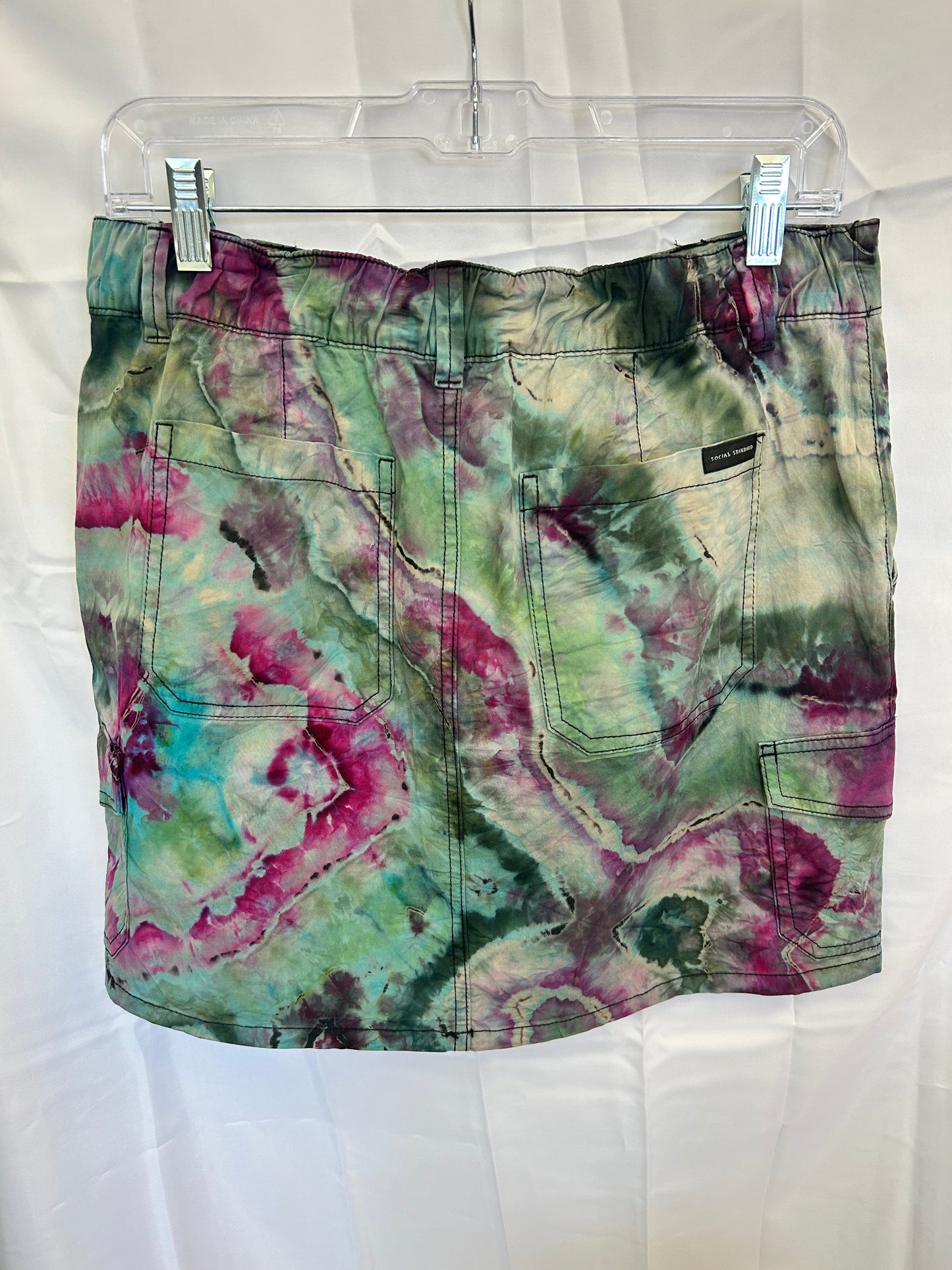 Social Standard Cargo Mini Skirt Reversed