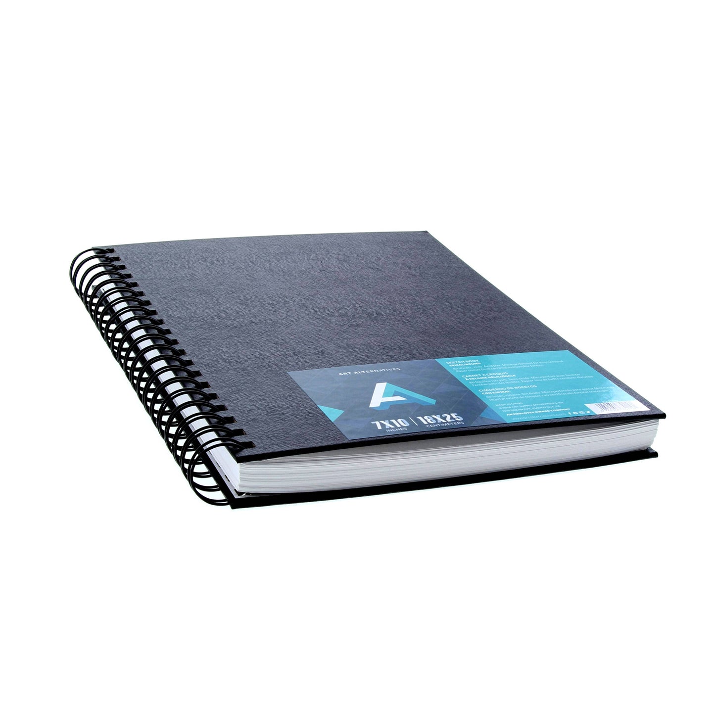 Art Alternatives Spiral-Bound Sketch Book, 7 x 10 in