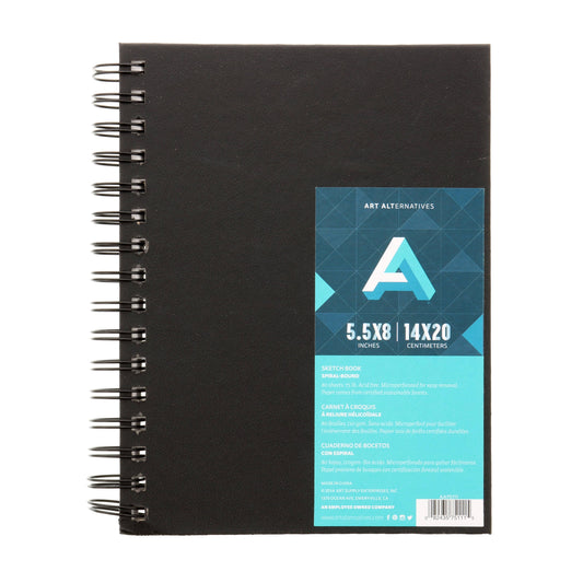 Art Alternatives Spiral-Bound Sketch Book, 5.5 x 8 in