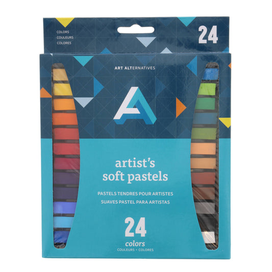 Art Alternatives Soft Pastel Set, 24-Colors