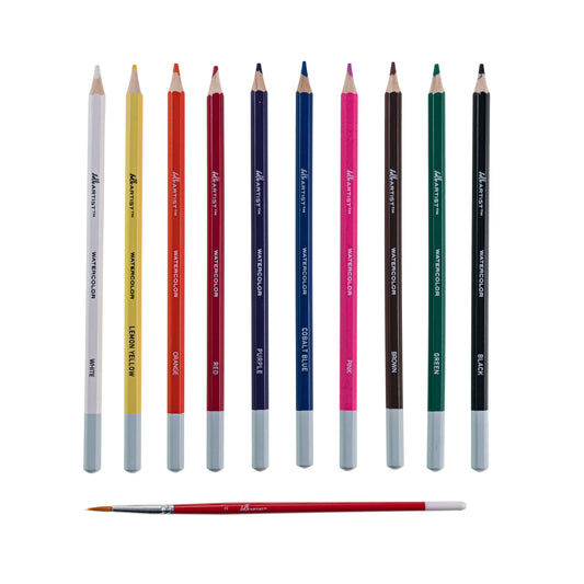 Hello, Artist! Watercolor Pencils, 11 Pieces
