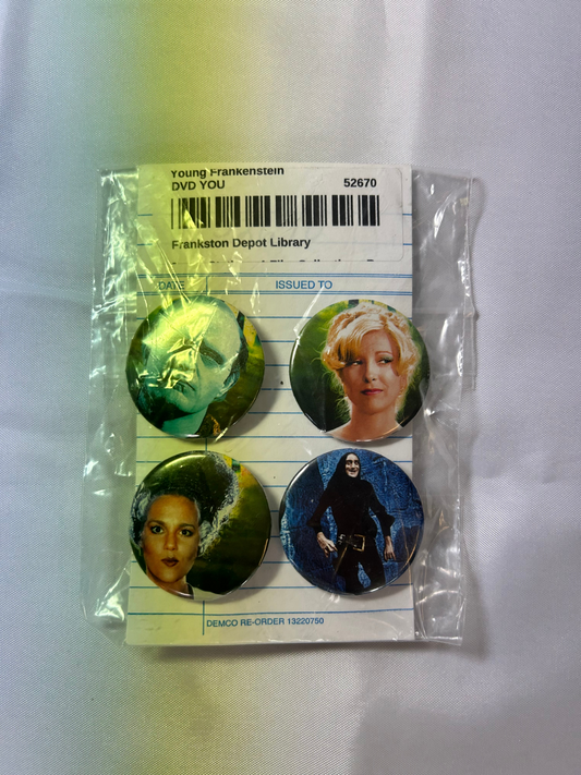 AC Young Frankenstein, 4 med button set