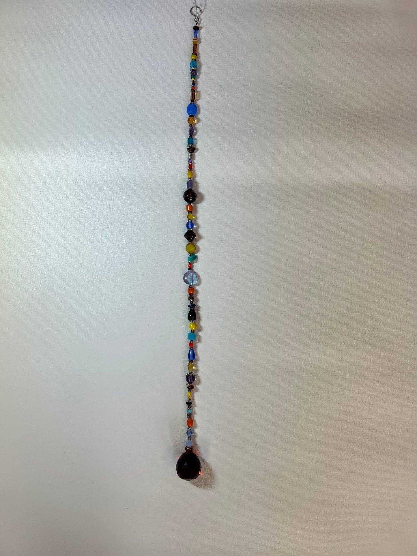 30mm Brown Beaded Dangly 20”