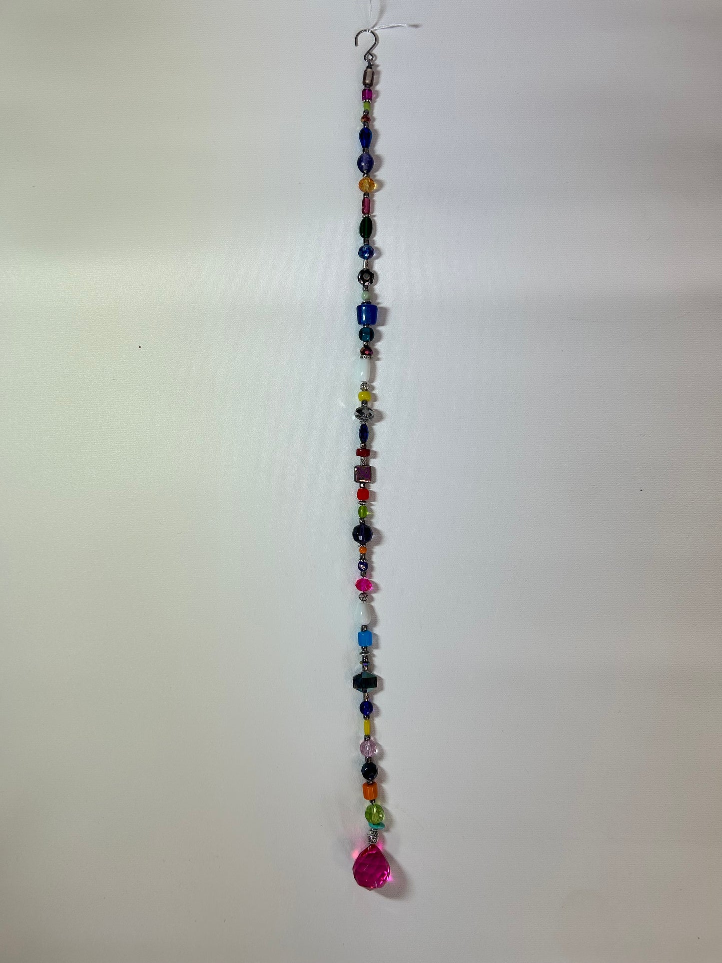 20mm Ht Pnk Beaded Dangly 18”