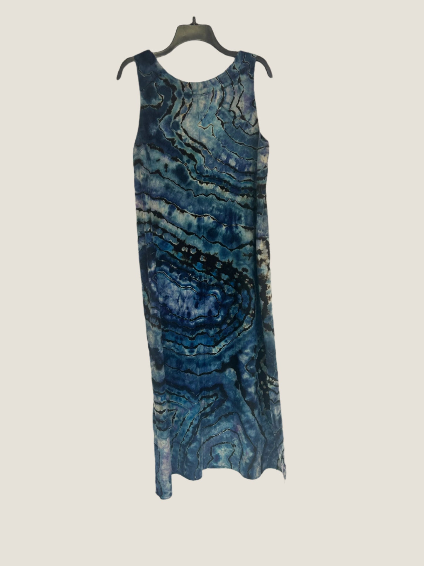 DKNY Sleeveless Linen Long Dress Reversed