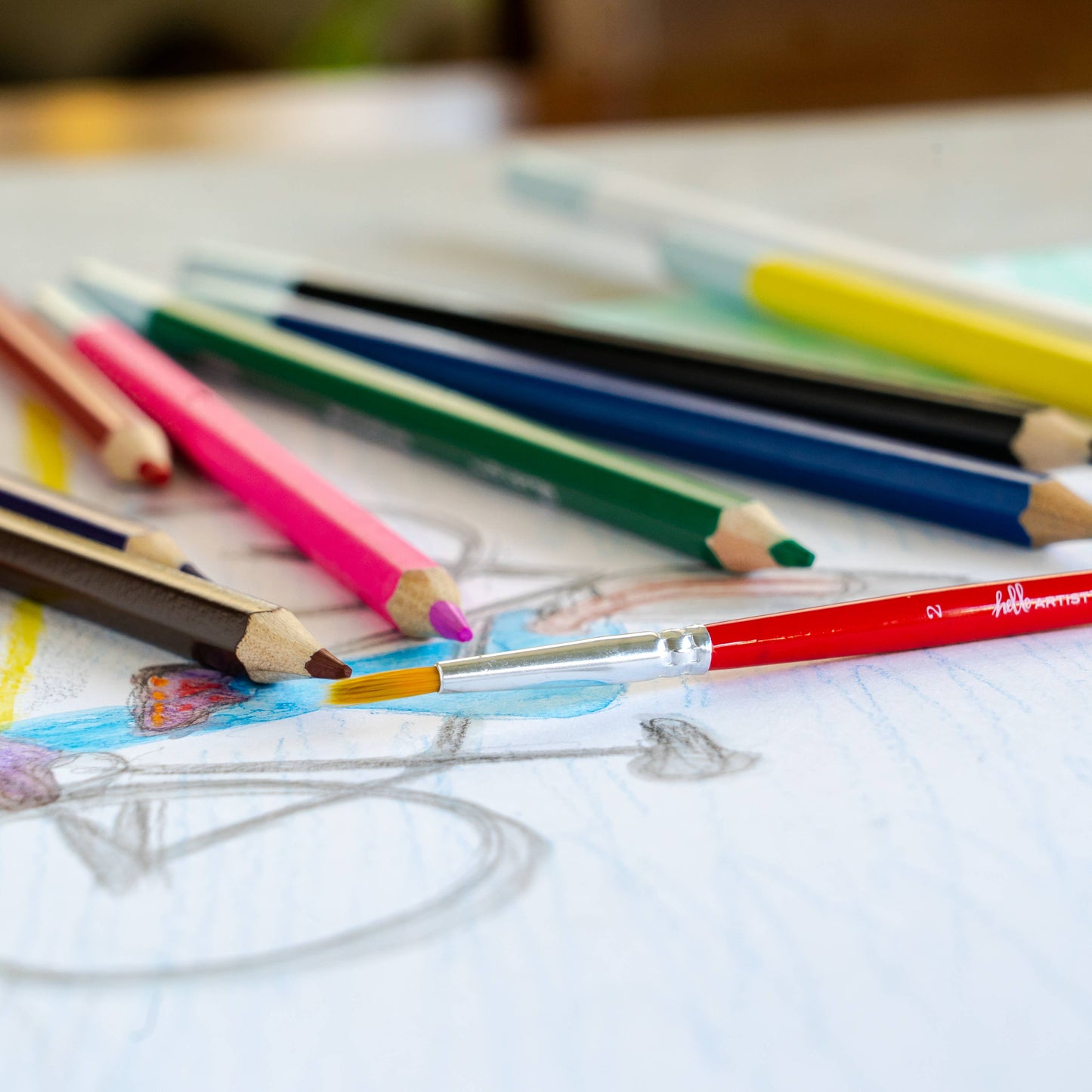 Hello, Artist! Watercolor Pencils, 11 Pieces