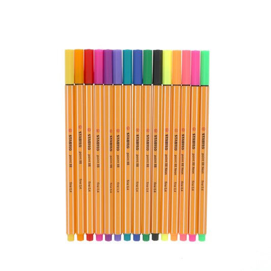 STABILO point 88 Pen Set, 15-Color Wallet Set
